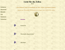 Tablet Screenshot of kombucha.omkara.de